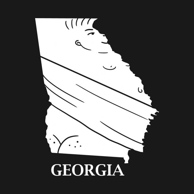 A funny map of Georgia by percivalrussell