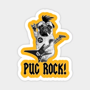 Pug rock Magnet