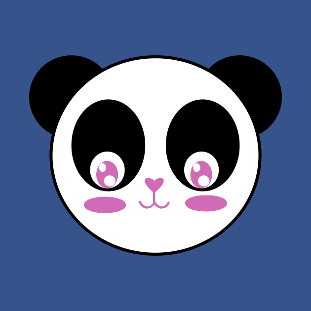 Kawaii Cute Panda Pattern by TintedRed