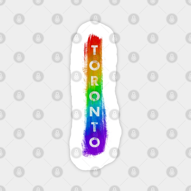 Toronto - LGBTQ Magnet by Tanimator