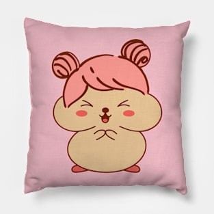 Kawaii Hamster Hair Pillow