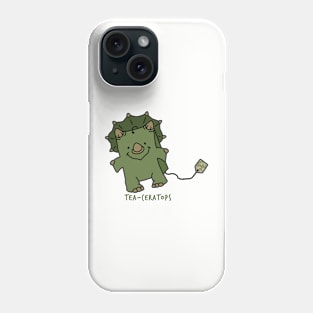 Tea-ceratops Phone Case