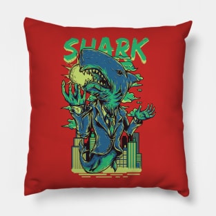 Shark Attack Formal Pillow