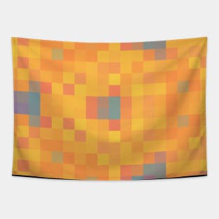 Mosaic of Cute Bright Colors Tapestry