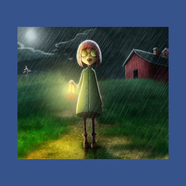 Standing in the rain by io Mecha