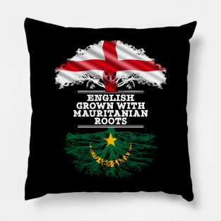 English Grown With Mauritanian Roots - Gift for Mauritanian With Roots From Mauritania Pillow