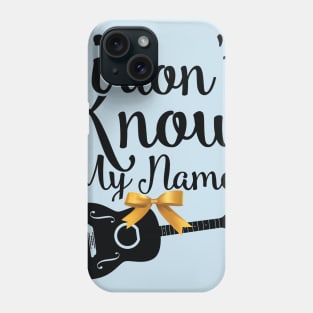 I don't know my name vanderwaal Phone Case