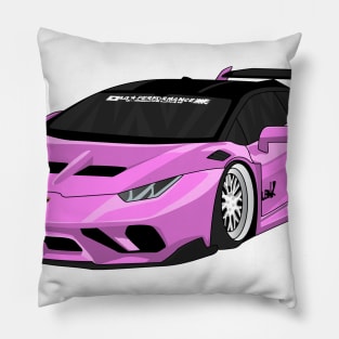 lamborghini huracan VIOLET Pillow