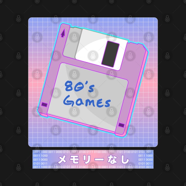 Floppy Disk 80s Retro Computer Disk Vaporwave Aesthetic Art by Vaporwave