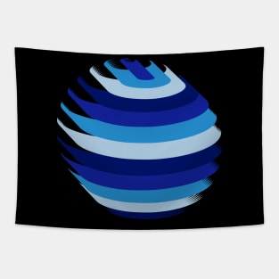 The blue new world Tapestry