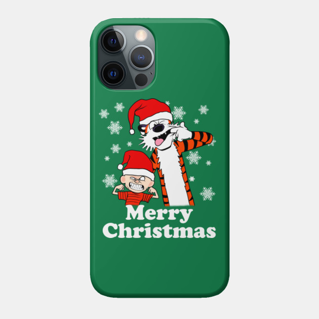 Calvin and hobbes christmas - Calvin And Hobbes - Phone Case