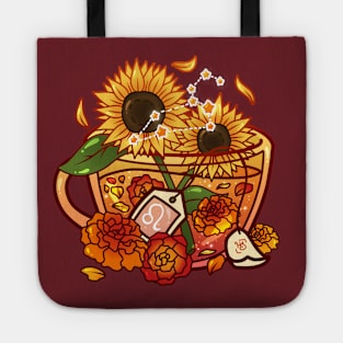 Leo Zodiac Teacup Tote