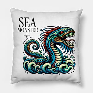 Sea Monster Pillow