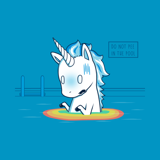 Don't Pee In The Pool! by Raffiti