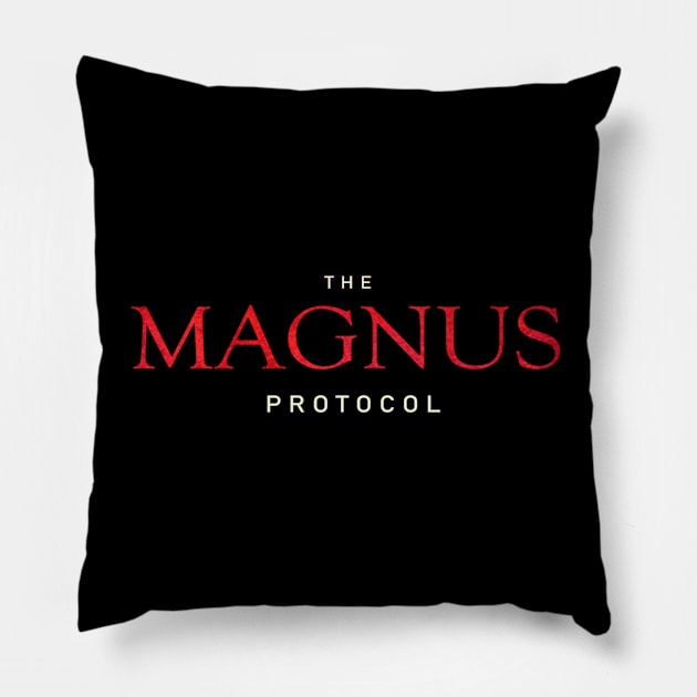 The Magnus Protocol - Logo Pillow by Rusty Quill