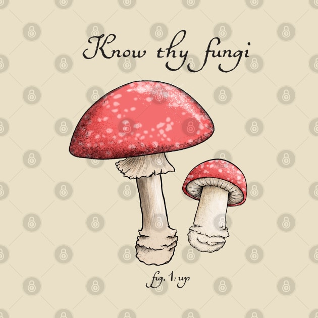 Know thy mushrooms by Padzilla Designs