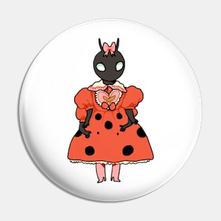 Ladybird girl Pin