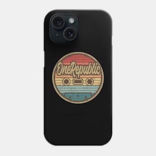 one republic cassette retro circle Phone Case