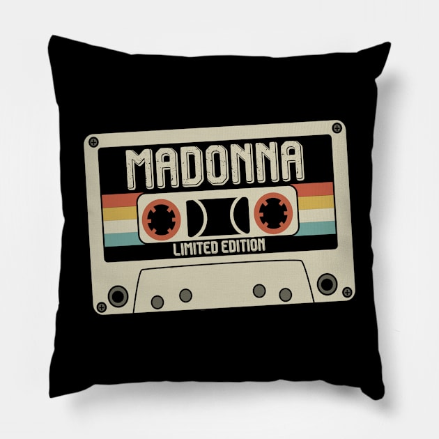 Madonna - Limited Edition - Vintage Style Pillow by Debbie Art