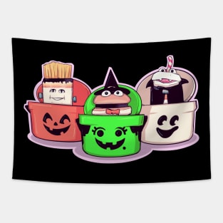 Spooky Fast Food Tapestry