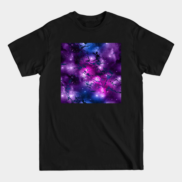 Disover Beautiful Marble Galaxy and Stars Pattern - Galaxy Space - T-Shirt