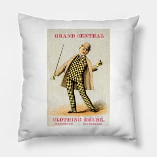 1880 Grand Central Clothing Pillow