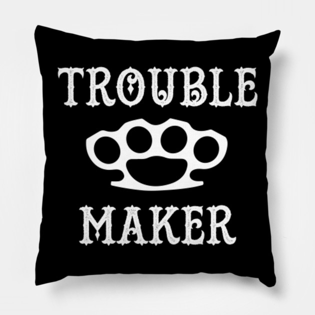 trouble maker brass knuckles t shirt tee trouble maker brass