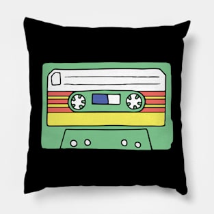 80s Retro Cassette Pillow