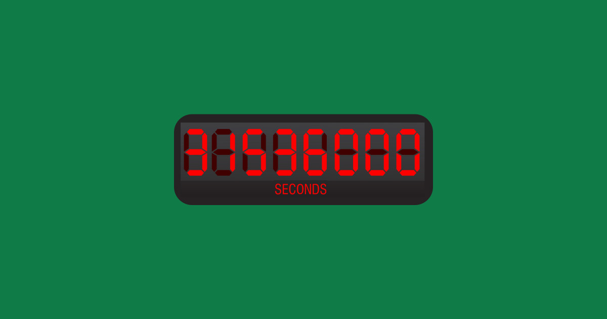 31,536,000 SECONDS (in a year!) Inspiration TShirt