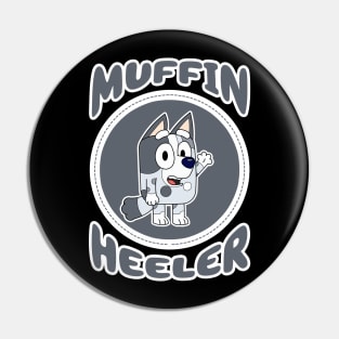 Muffin Heeler Pin