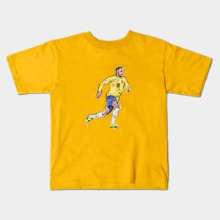 Neymar Junior Kids T-Shirt by Cami Artes - Pixels