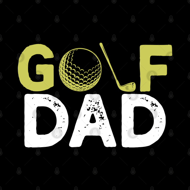 Golf Dad Gift Fathers Day Golf Dad Golf Lovers Gift by mommyshirts