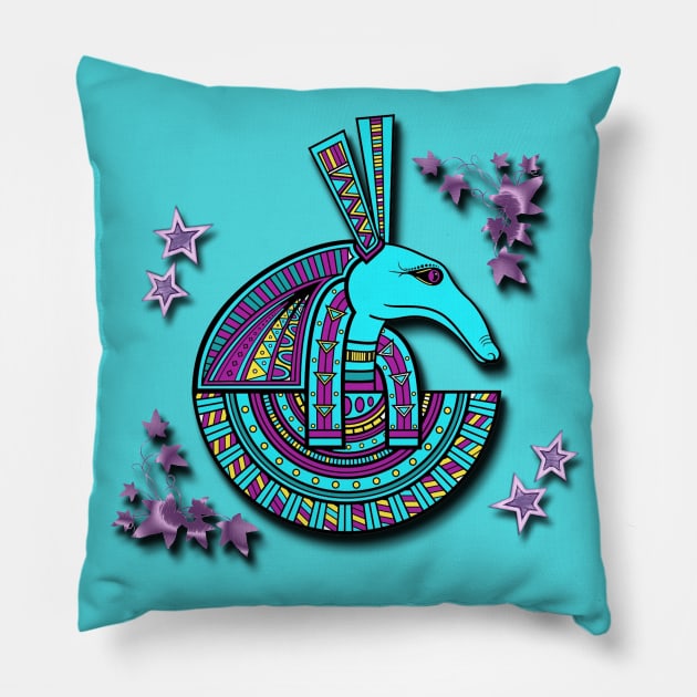 Egyptian themed picture Pillow by Sonia Jones Emporrium of unique designs 