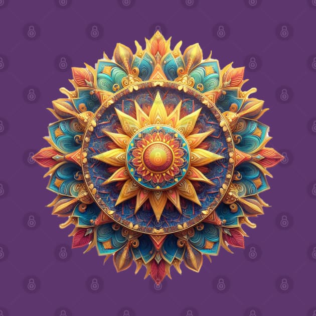 Mysthical Mandala Sun by Shacalacah