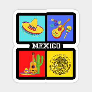 Mexico Art Gra[hic Magnet