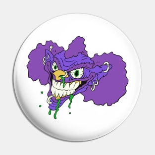 Purple Clown Albert Pin