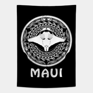 Manta Ray Maui Hawaii Tapestry