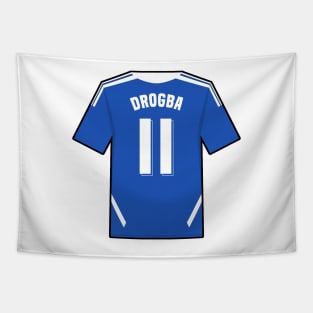 Drogba Chelsea 11/12 UCL Winner Jersey Tapestry