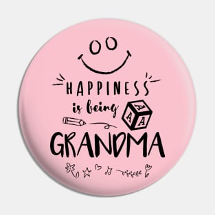 Happiness is being a Grandma Pin