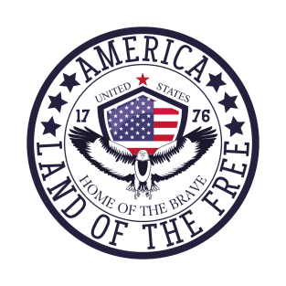 America land of the Free-Happy Independence Day T-Shirt