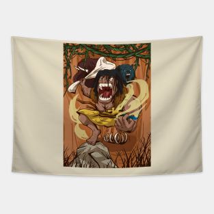 Caveman 1 Tapestry