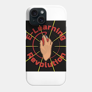 Elearning revolution logo Phone Case