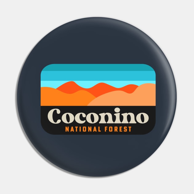 Coconino National Forest Arizona Flagstaff Camping Pin by PodDesignShop