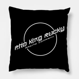 Pho King Rucky White Print Pillow