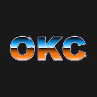 Oklahoma City Basketball Retro 80s T-Shirt