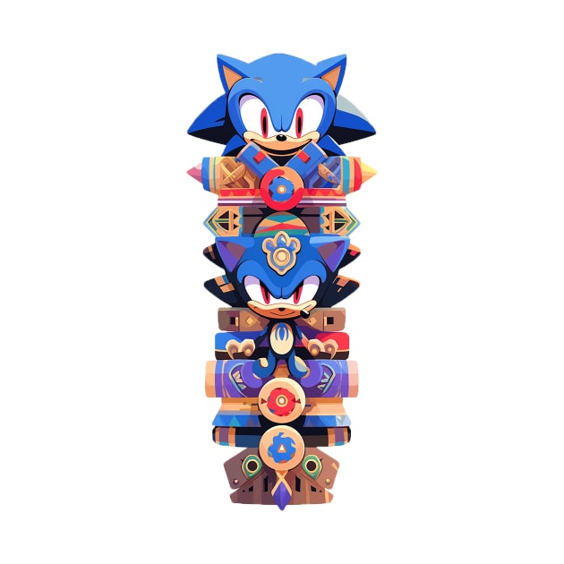 sonic totem by weirdesigns