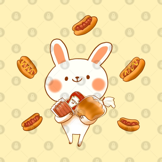 Hotdog Bunny by vooolatility