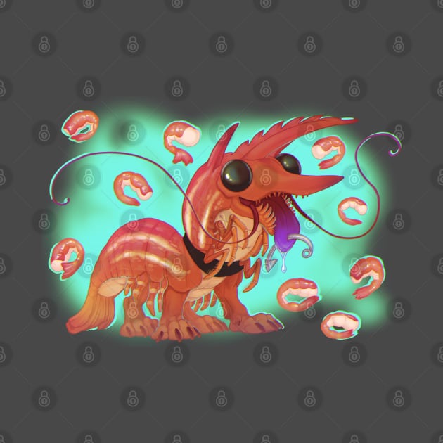 Candy Prawn Pup by Wagglezags