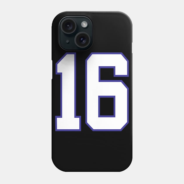 Team Number 16 Phone Case by colorsplash