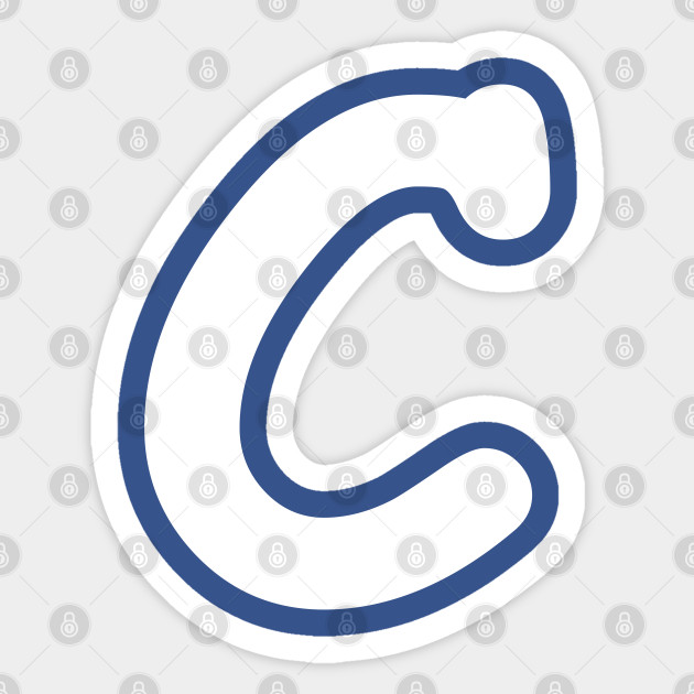 Letter C Capital Alphabet C Monogram Letter C Sticker Teepublic